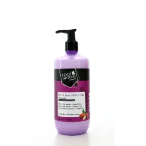 Real Natura Shampoo Pro Liso Anti Frizz Argan Kabarma önleyici ve saçın parlaklığını artıran tuzsuz şampuan 500ml