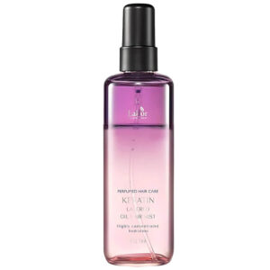 Парфюмированный двухфазный мист для волос Lador Keratin Layered Oil Mist Fig Tea 130 ml — изображение 1